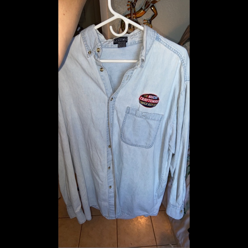 ~ Vintage Nascar Truck series button down ~🏁